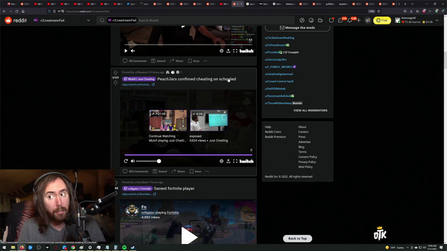 Asmongold on people who cheat on Schooled