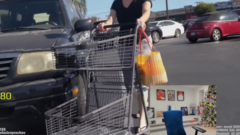 XQCs heart rate goes from 80 to 150+ taking food from the delivery guy.