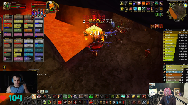 Molten core raid semi wipes