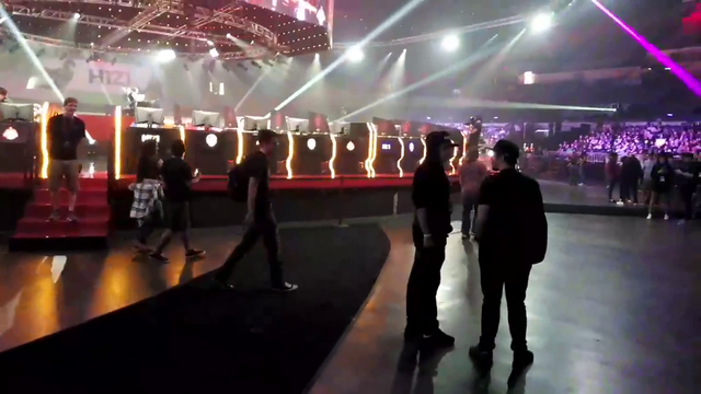 Greek cut so he has to go to the back of the line