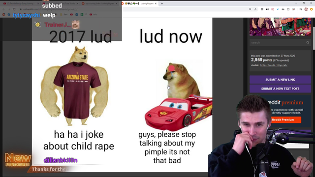 Ludwig denies the accusation
