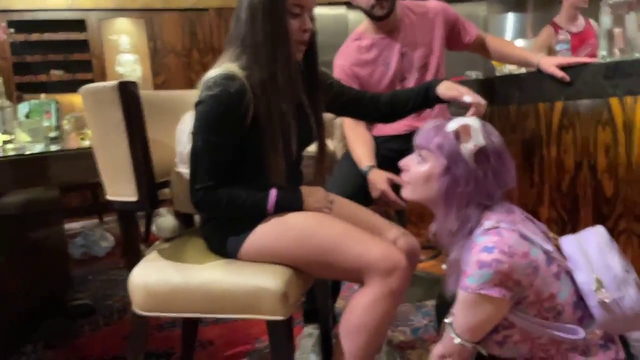 Streamer pets her cat ??????
