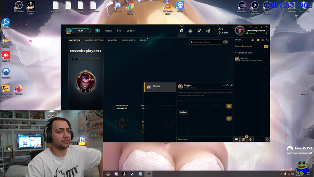 Mizkif - LOL CLIENT TALKING TO MIZKIF OMEGALUL