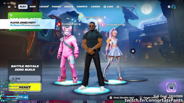Rizzler calls into Fortnite Friday with Ashley St. Clair