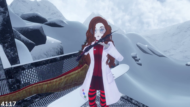 Baby Godzilla accidentally discovers snowboarding