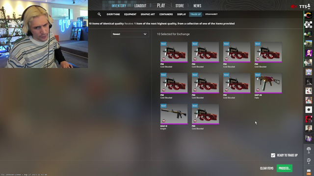 xqc gets a dragonlore on cs2!