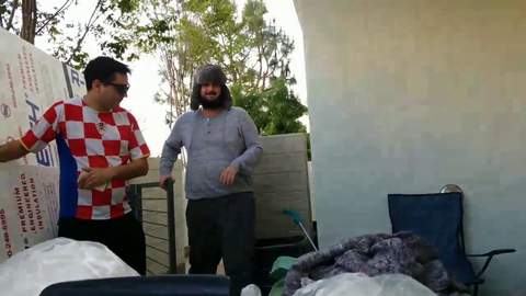 Ice Poseidon's neighbor complains about the racist soundbites emerging from his home and how she had to talk to her children about it because they kept on hearing the word. They were most likely hearing the Keemstar Alex clip.