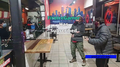 Mitch Jones pays for homeless persons pizza