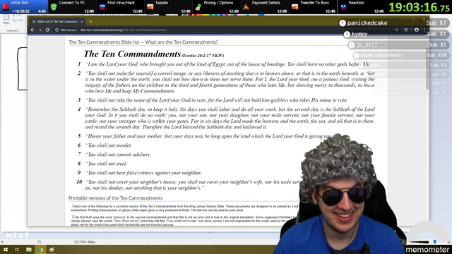 'Police Officer David' reads Kitboga the mandatory Police Commandments (The Hippocratic Oath)
