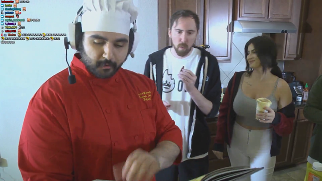 The OTK cooking stream is getting weird