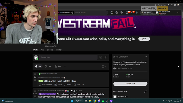 xQc roasts LSF-Megathreads and says they're useless