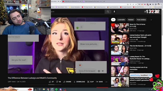 Female streamer calls out Mizkif’s community for being “toxic coomers”
