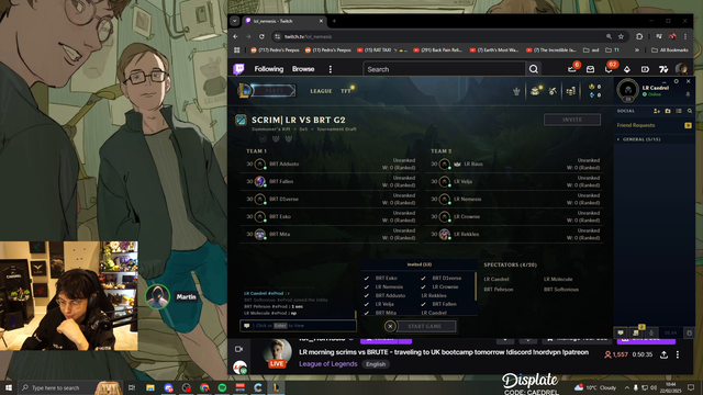 Baus finds Cat cam on Caedrel's stream