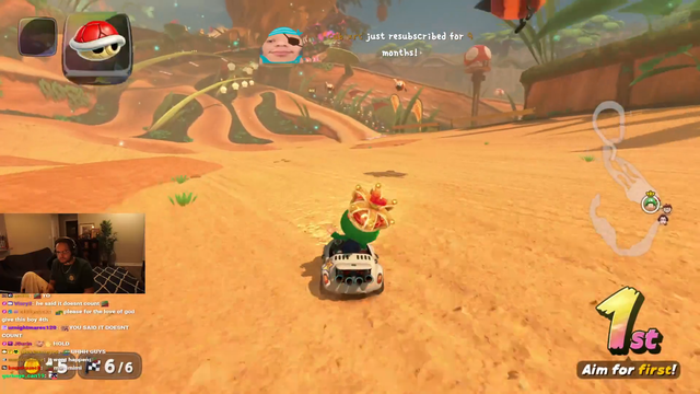 Erobb finally get his B2B WIN in Mario Kart