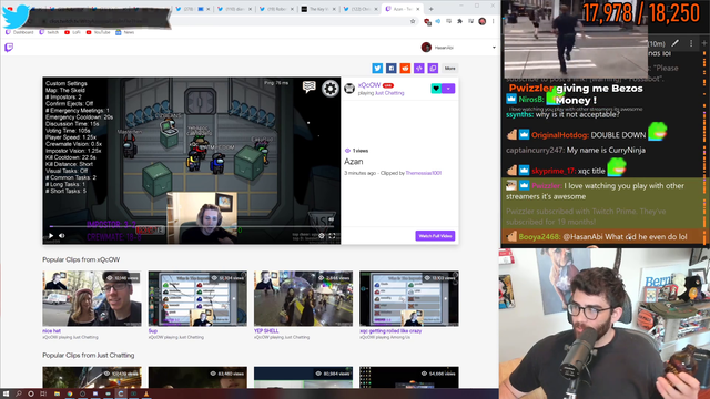 Hasan's take on xQc's playstyle