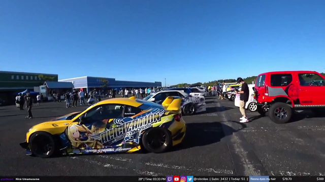 Rob finds Forsen at car show