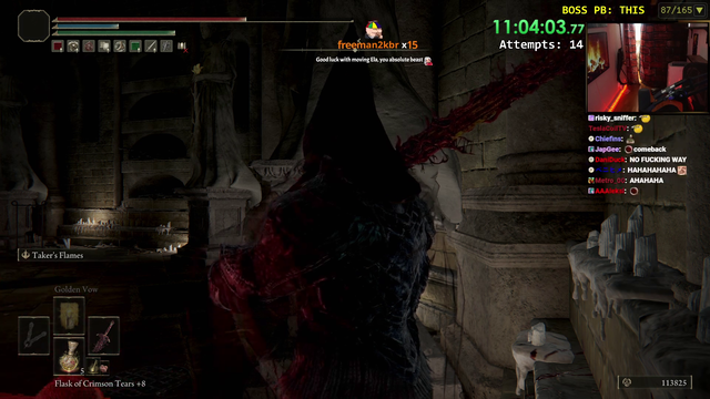 11 Hours into Elajjaz's permadeath randomizer run