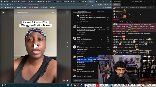 Hasan gives a perfectly rational response to the misogyny allegations.