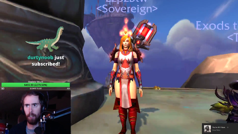 Asmongold upskirt