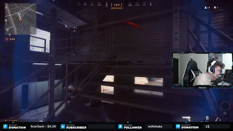 Streamer runs into a huge MW Warzone hacker