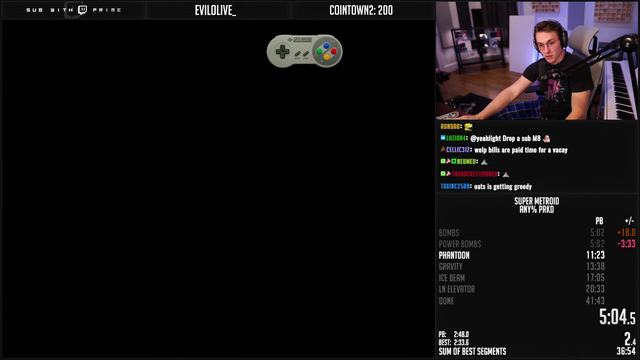 Super Metroid streamer OatsNGoats receives a 11k donation