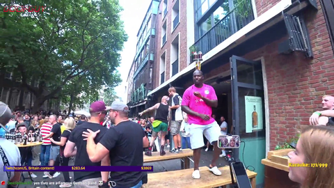 Inverse beer pyramid dance