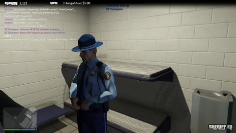 Eli gets corrected during an arrest