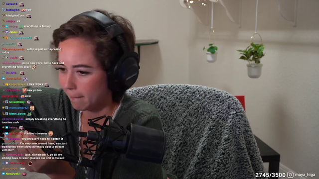 Maya uses props to show what its like to date Mizkif