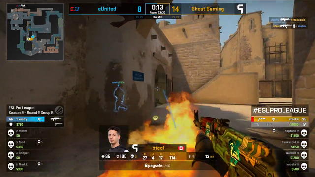 CSGO pro has some nice words for the other team