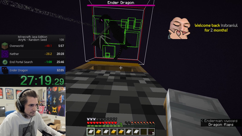 xqc beats forsen's record with a time of 27:42