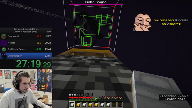 xqc beats forsen's record with a time of 27:42