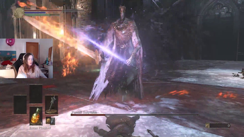 Nani beats Pontiff in Dark Souls 3 with fewer deaths than Forsen