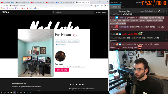 Micheal from GTAV has a message to HasanAbi
