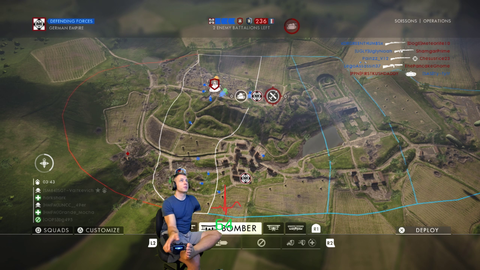 Man with one arm snipes a pilot