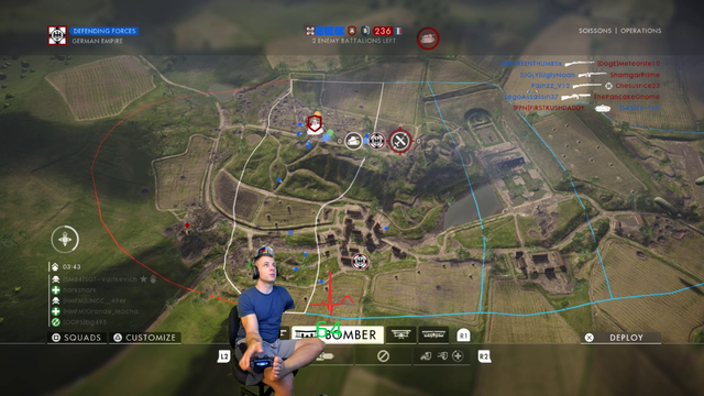 Man with one arm snipes a pilot