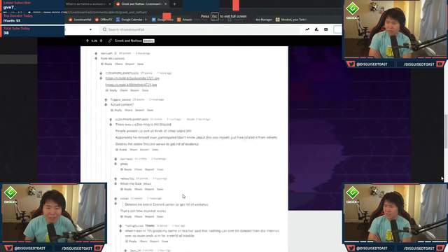 Toast discussing a funny clip