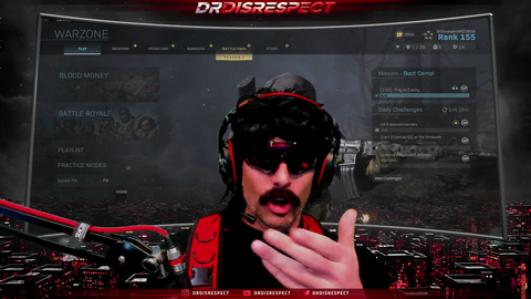 Dr. Disrespect on Valorant