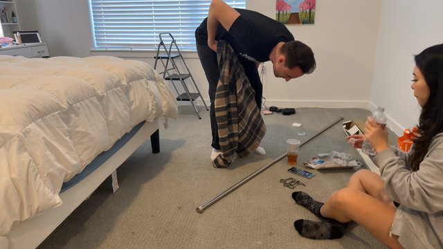 There is a monster under the bed