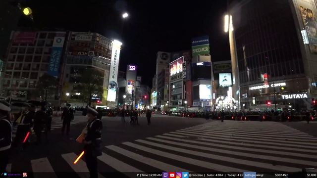 happy new year from shibuya crossing