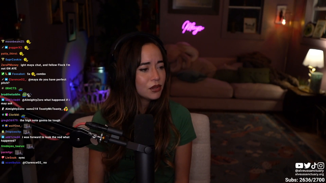 Maya doing what she does best