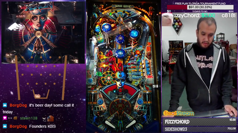 Pinball streamer's flippers literally fly off mid-game