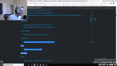 xQc on Brigette mains