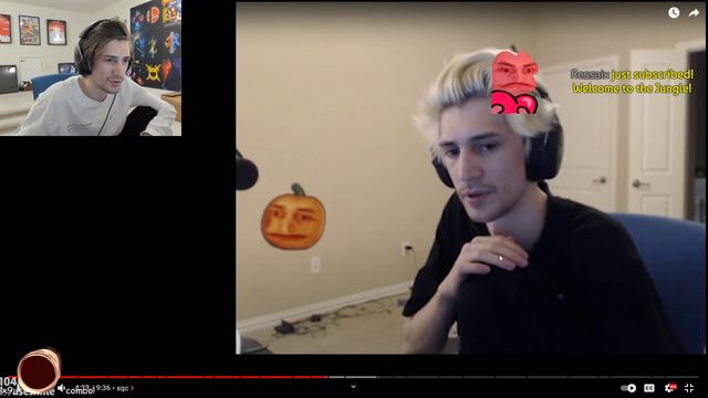 XQC comes to terms with his hairline