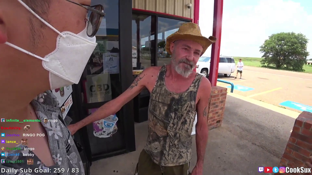 Cook and the gang make a new friend during their road trip to Texas.