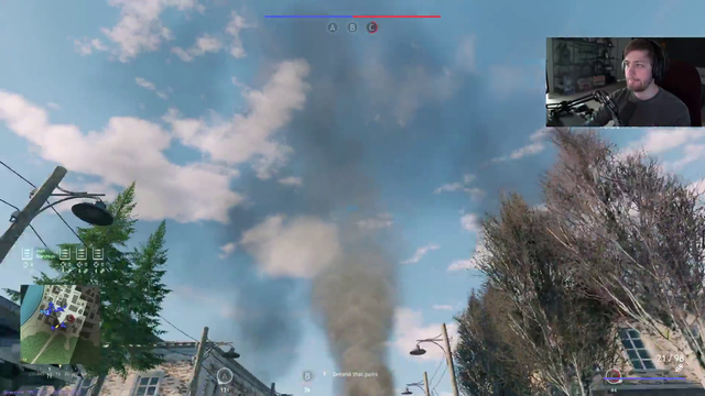 Nick flies a ww2 plane