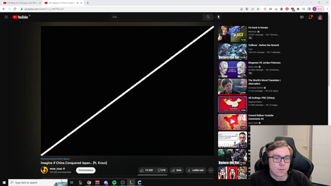 League forsen having the dumbest take about history