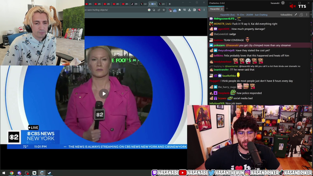 xQc gives his two cents on Hasan's response