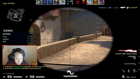 s1mple insane 1v5