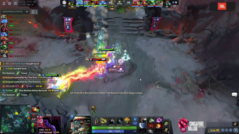 Dota caster doesn't breathe