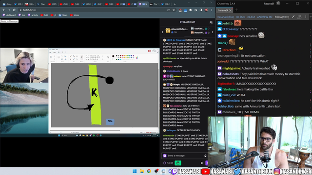 XQC thinks the Earth is flat.